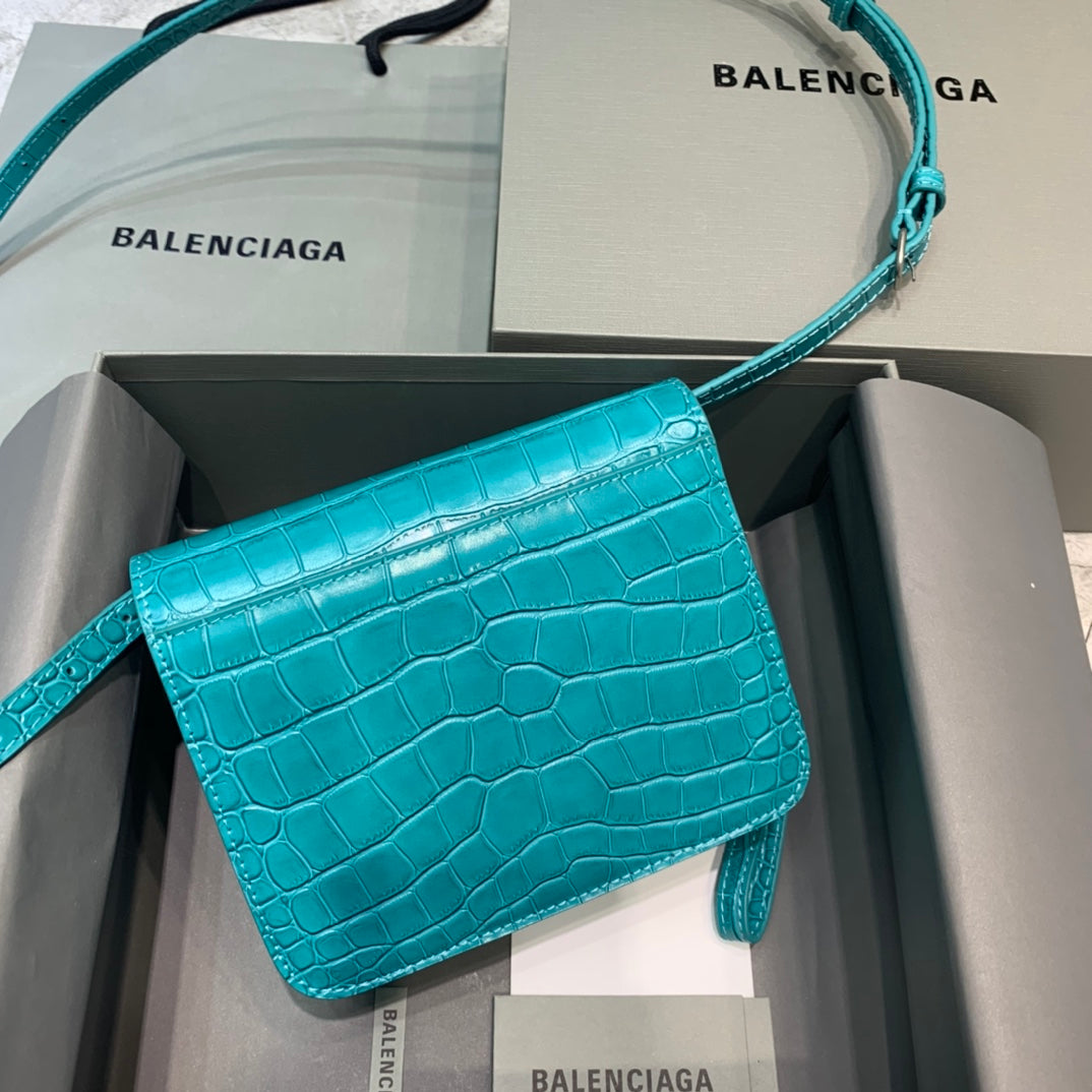 Top Quality Bolso Bandolera B In Blue, For Women,  Bags 7in/18cm