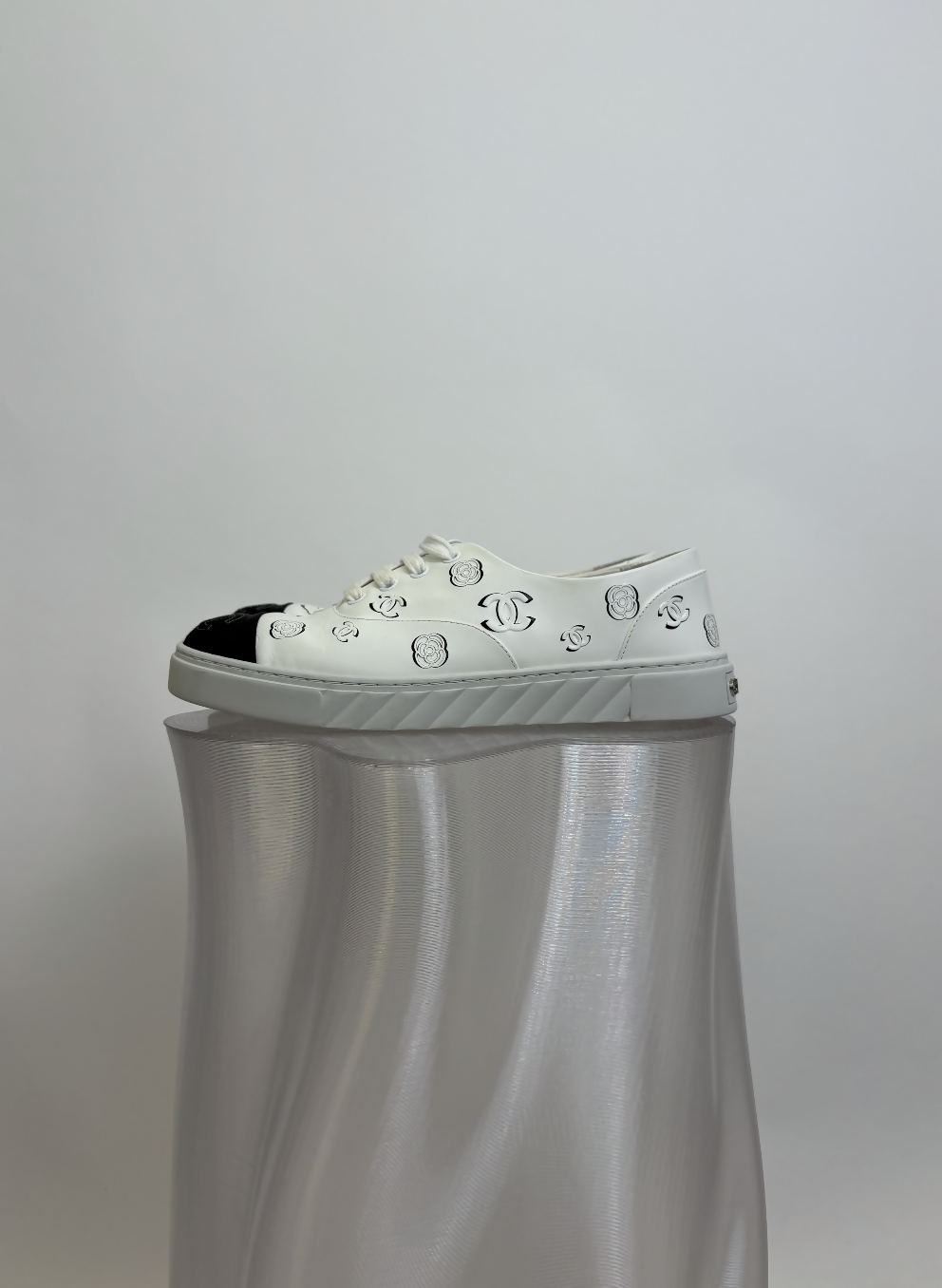 Chanel 2024 CC and Camellia Logo Sneakers