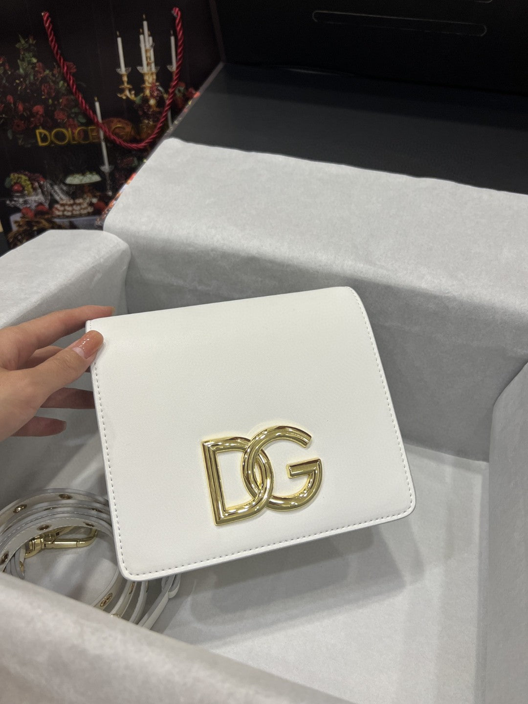 Top Quality Crossbody 3.5 Bag White For Women 6.9in/18cm Top Quality Top Quality7037AW57680002