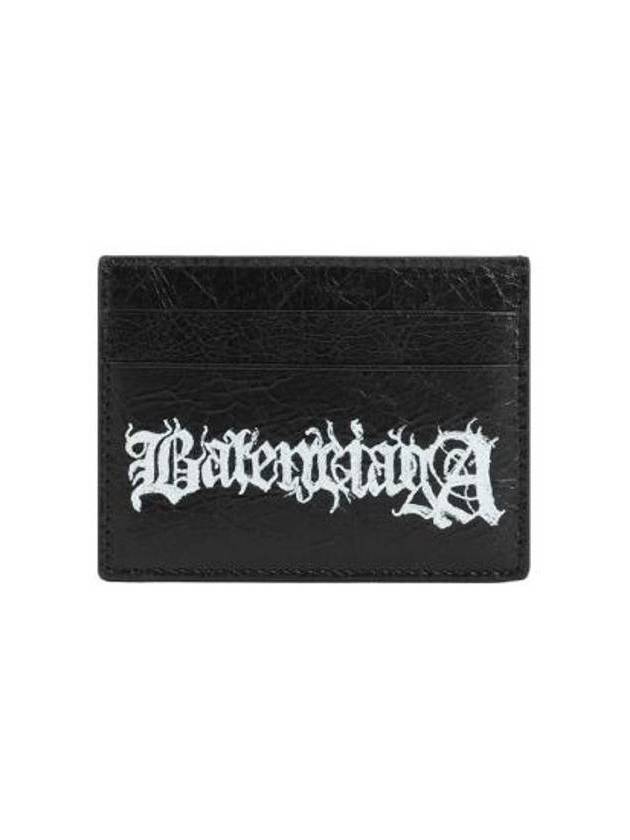 Luxury Balenciaga Trending 2025 Cash DIY Metal Card Wallet Black White