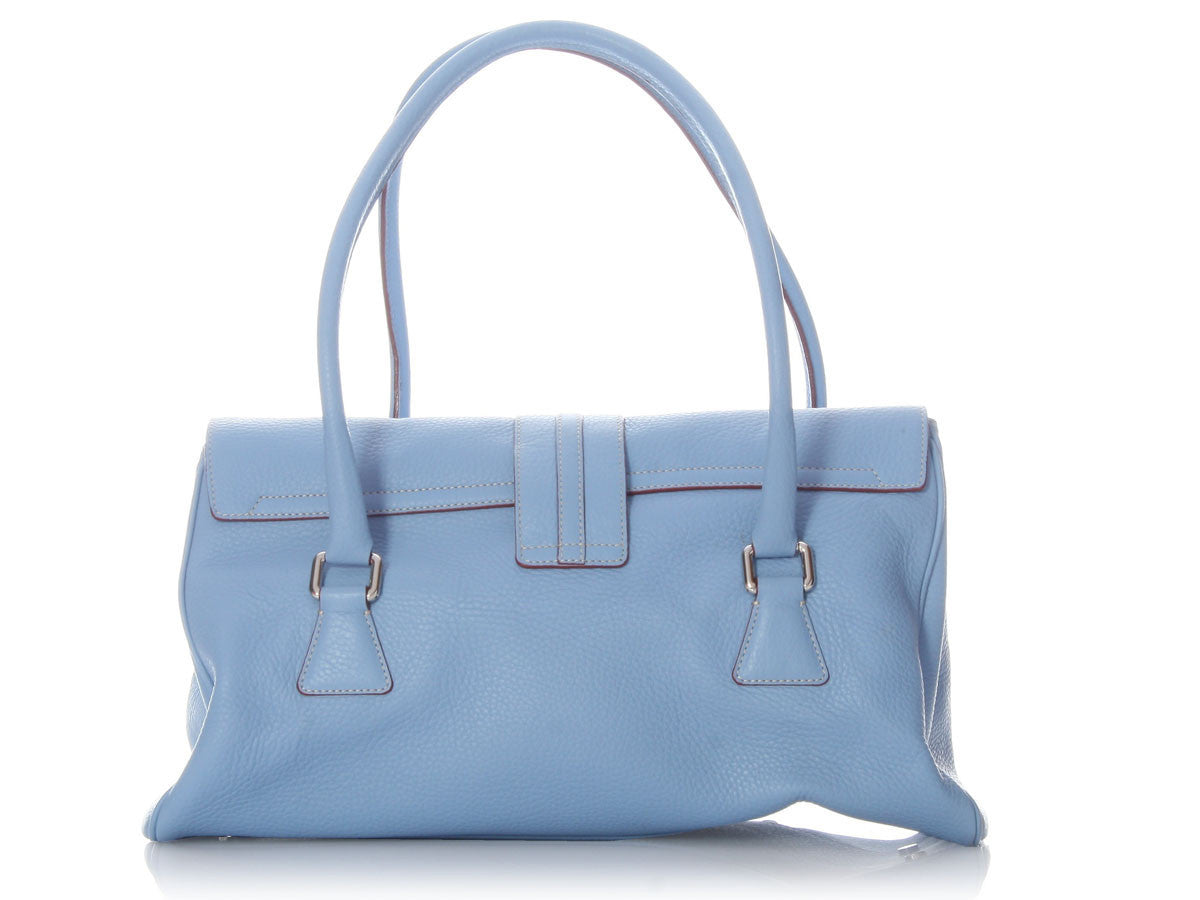 Burberry Light Blue Satchel