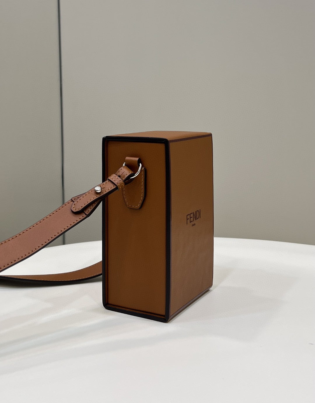 Top QualityTop Quality Vertical Box Brown RM 6,400 Bag For Woman 17cm/6.5in 7VA519AFB3F1DZ9