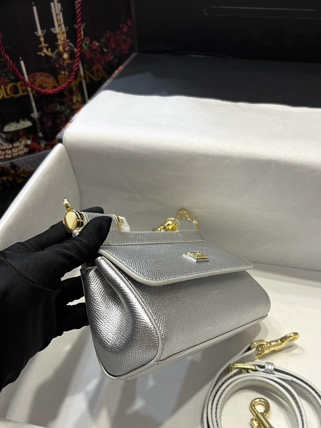 Top Quality Small Sicily Bag In Dauphine SiTop Qualityer For Women 7.5in/19cm Top QualityÂ 