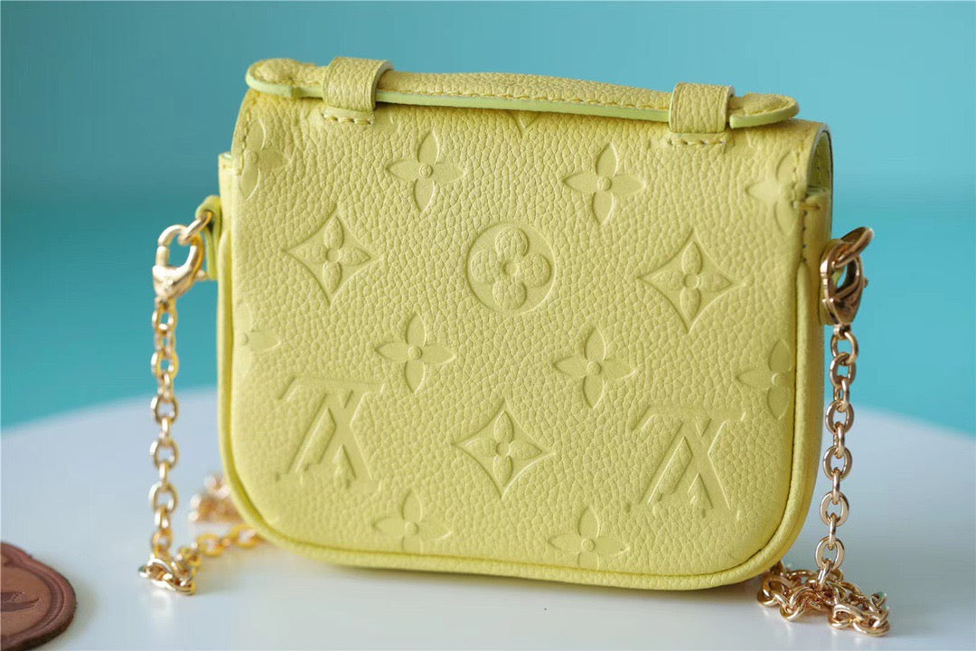 Top Quality Micro Metis Monogram Empreinte Yellow For Women, Womens Handbags, Shoulder And Crossbody Bags 5.5in/14cm Top Quality M81407