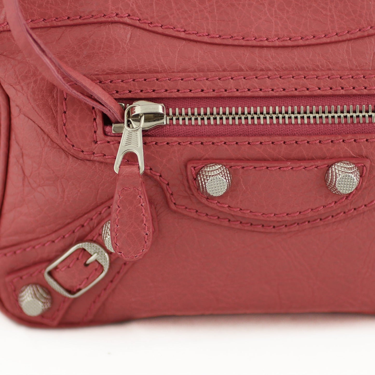 Balenciaga Agneau Giant 12 Silver Chain Shoulder Bag