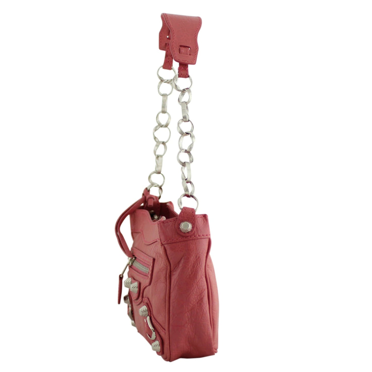 Balenciaga Agneau Giant 12 Silver Chain Shoulder Bag