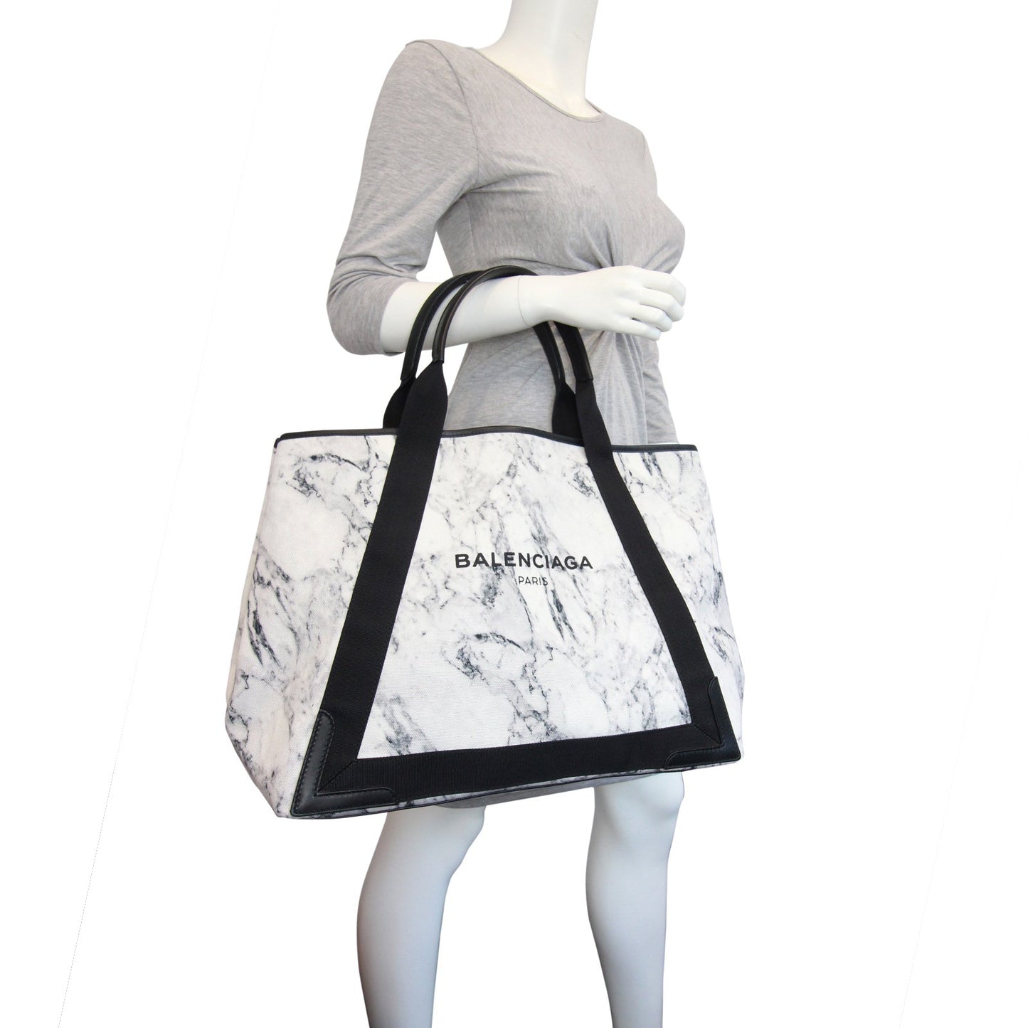 Balenciaga Marble Print Tote