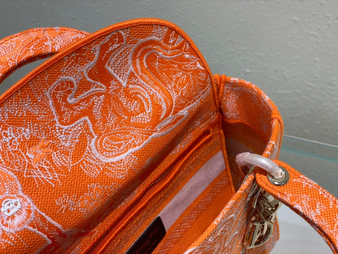 Top Quality MeTop Qualityum Lady D-Lite Bag Orange, For Women, Womens Handbags 24cm/9.5in CD M0565OROC_M057