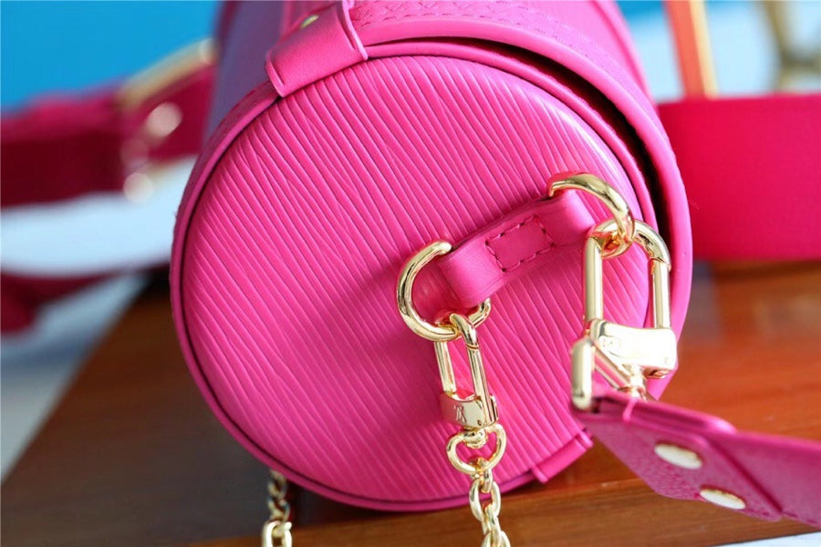 Top Quality Papillon Trunk Epi Pink For Women, Womens Bags, Shoulder And Crossbody Bags 7.5in/19cm Top Quality
