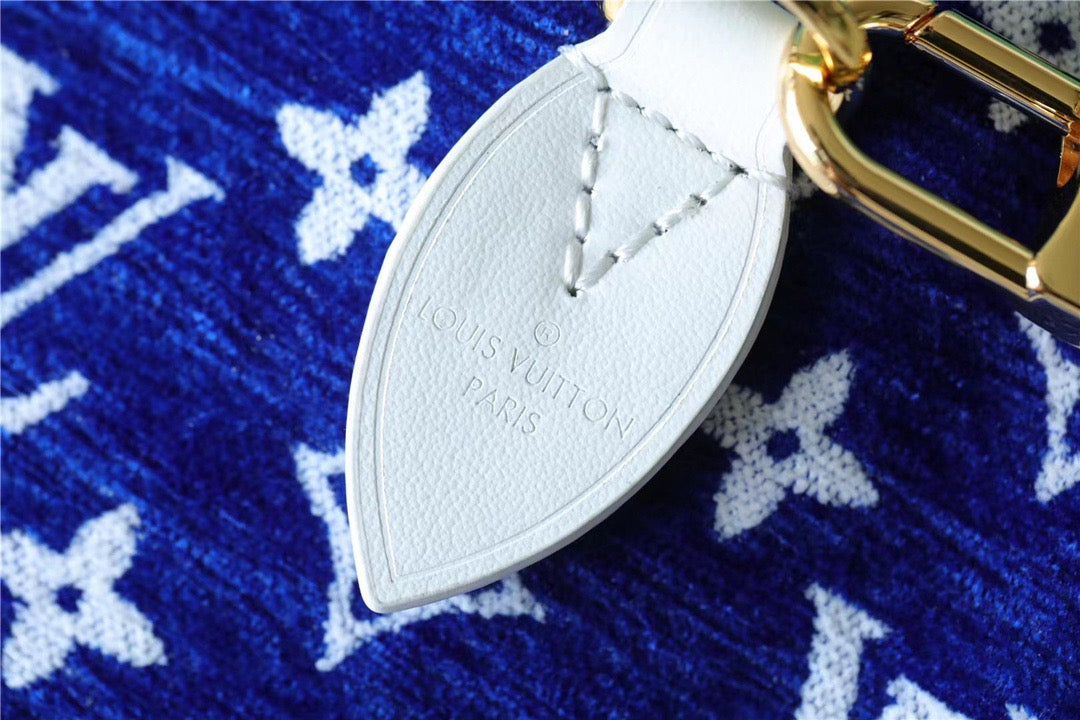 Top Quality Speedy Bandouliere 20 PM Monogram Blue For Women,  Shoulder And Crossbody Bags 20.5cm/8.1in Top Quality M20751