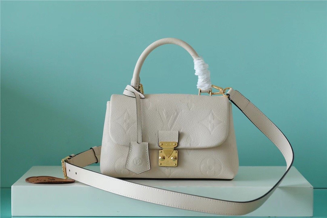 Top Quality Madeleine BB Monogram Empreinte Creme Beige For Women,  Shoulder and Crossbody Bags 9.4in/24cm Top Quality M46008