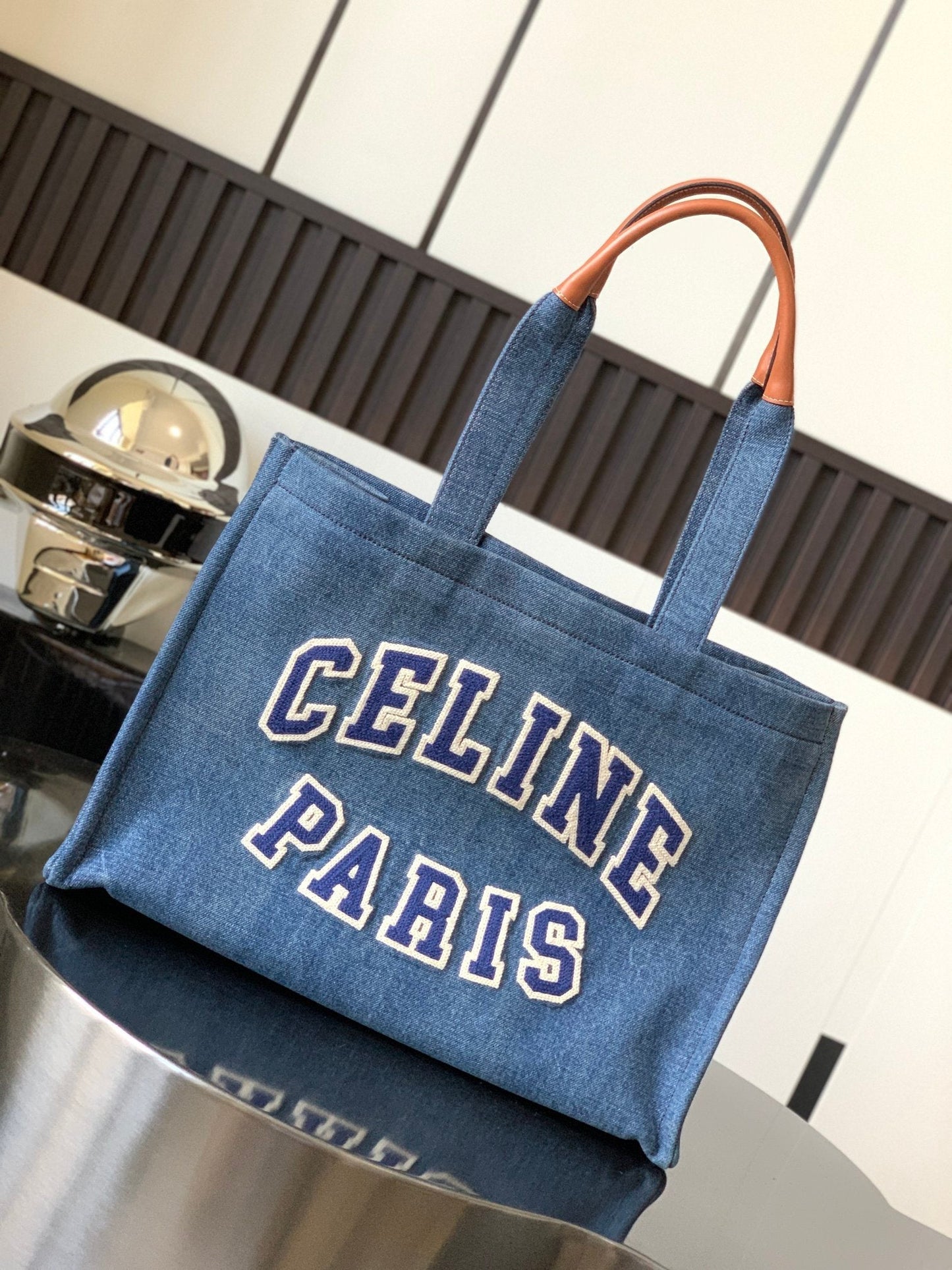 Top Quality Medium Denim Tote For Women 16in/41cmÂ 