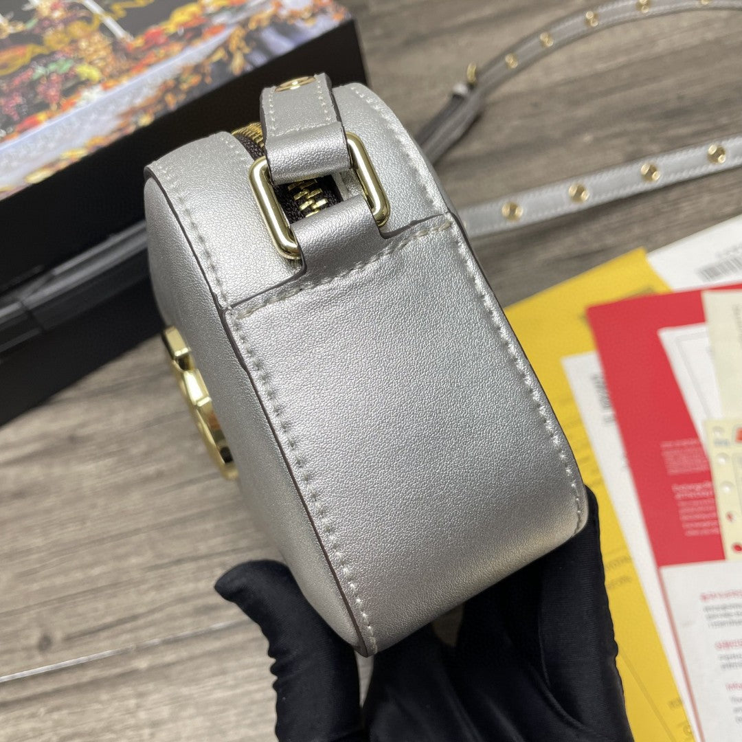Top Quality Crossbody 3.5 Bag Silver For Women 7.5in/19cm Top Quality