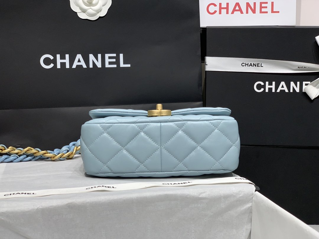 CHLSmall Top Qualityap Bag Gold-Tone Metal Blue Bag For Women 16cm/6.2in