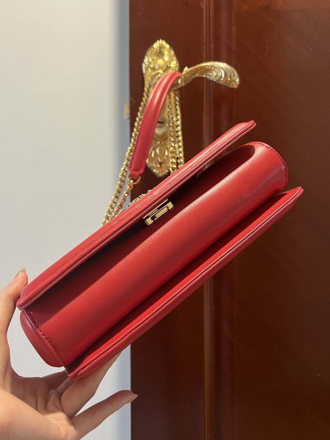 Top Quality Large Devotion Bag In Quilted Nappa Red For Women 10in/26cm Top Quality Top Quality6651AV96787124