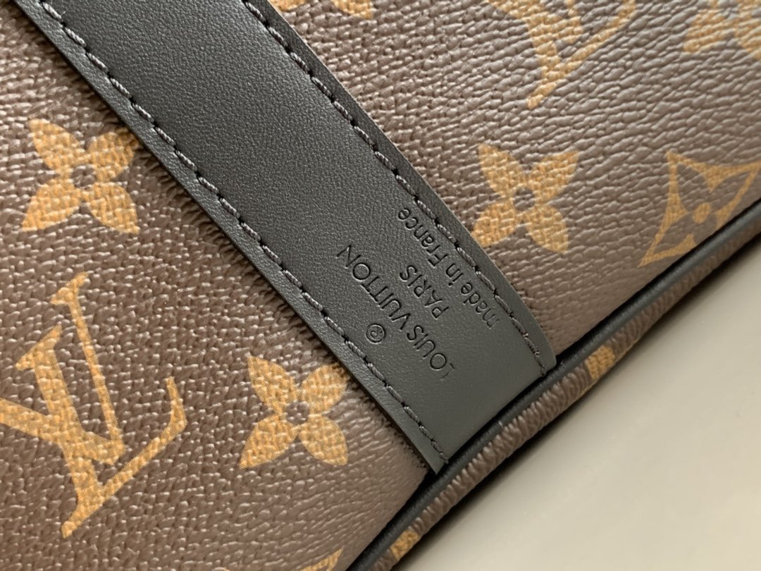 Top Quality Keepall Bandouliere 45 Monogram Macassar Canvas For Men, Bags, Travel Bags 17.7in/45cm Top Quality M56711