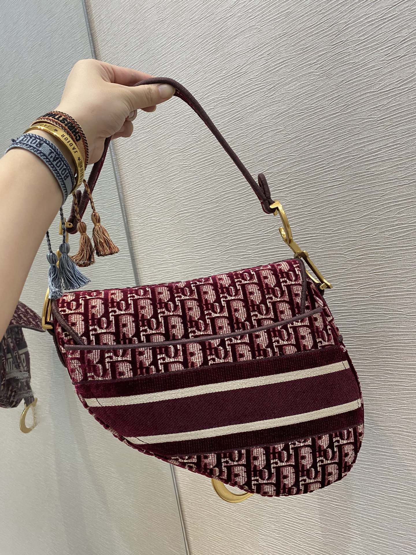 Top Quality Saddle Bag Red For Women 10in/26cm CD M0446CTZQ_M17E