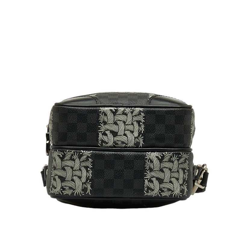 Louis Vuitton Louis Vuitton Damiègrafit N48239 Shoulder Bag PVC/Leather Black