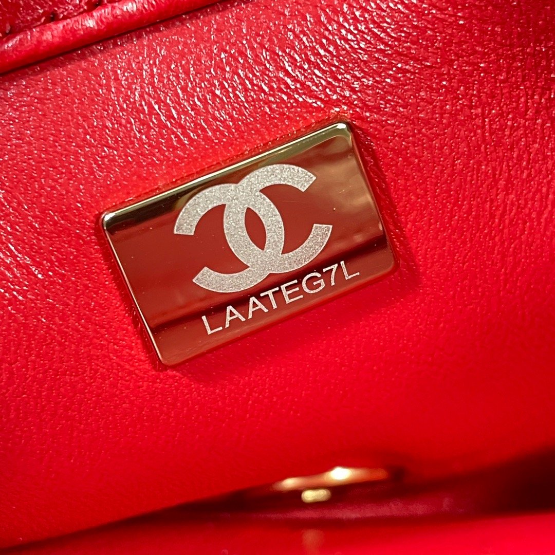 CHL Top Qualityap Bag Gold Hardware Red For Women Handbags, Shoulder Bags 7.9in/20cm AS3366