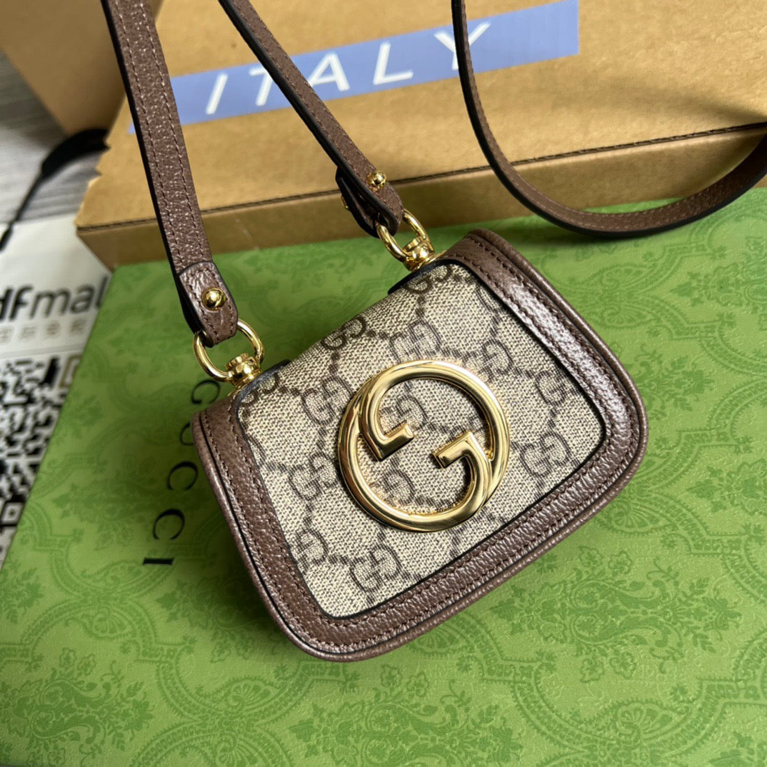 gg Blondie Card Case Wallet Beige For Women, Women’s Bags 4.5in/12cm gg‎ ‎698635 K9GSG 8358
