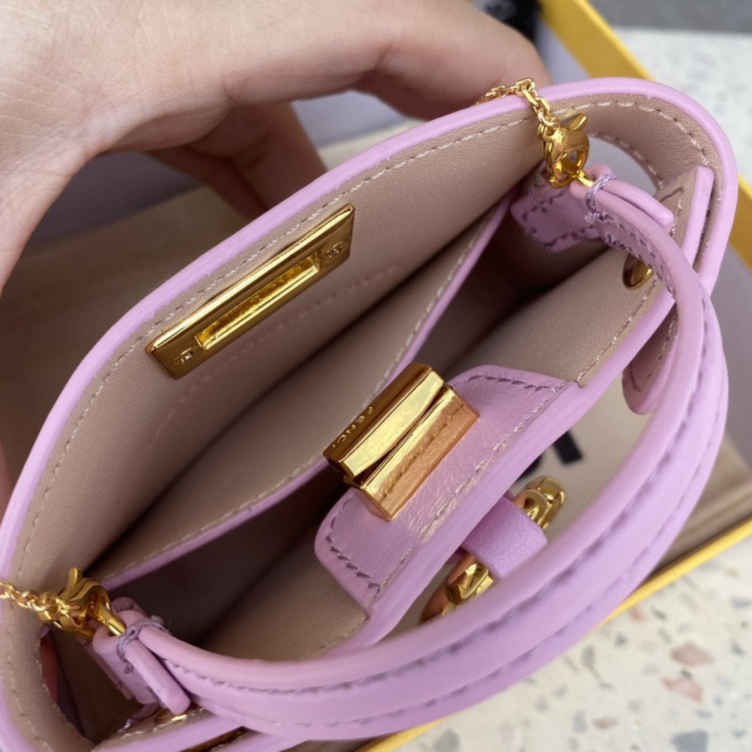 FI Nano Top Quality Charm Crossbody Pink Bag For Woman 12cm/4.5in