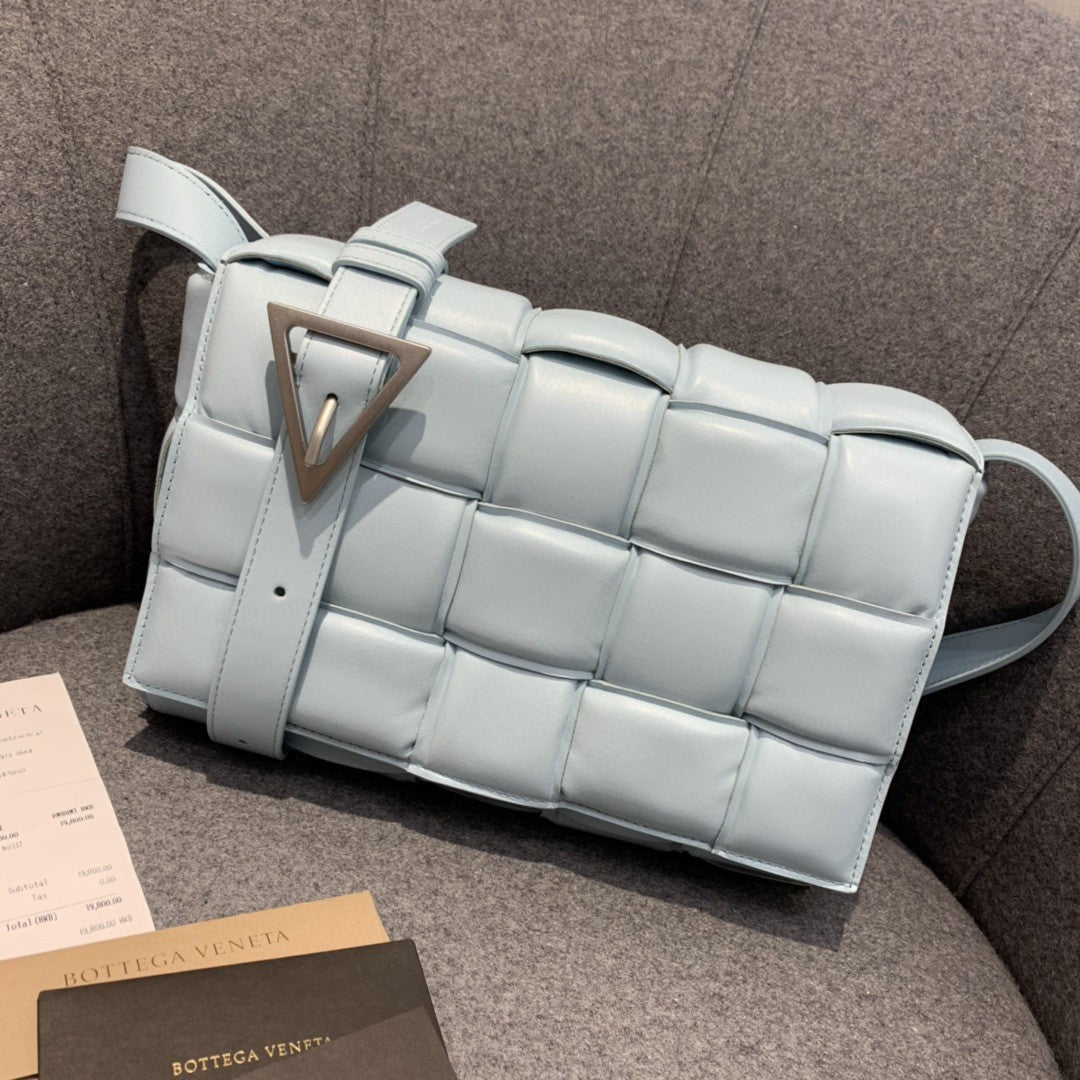 Top Quality Padded Cassette Bag For Women 10.2in/26cm In Light Blue