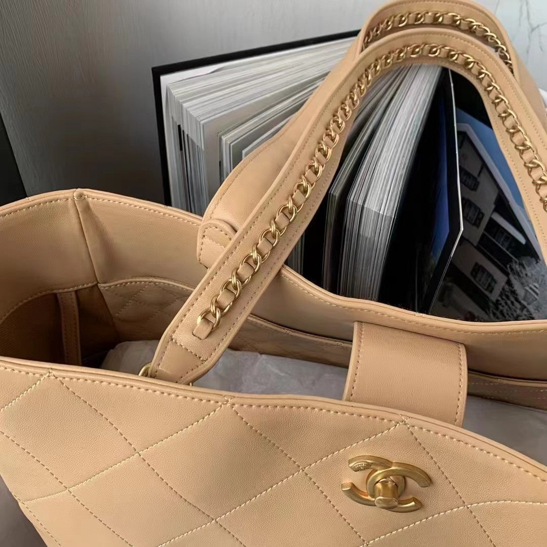 CHLShopping Bag Beige For Women Bags 14.4in/37cm