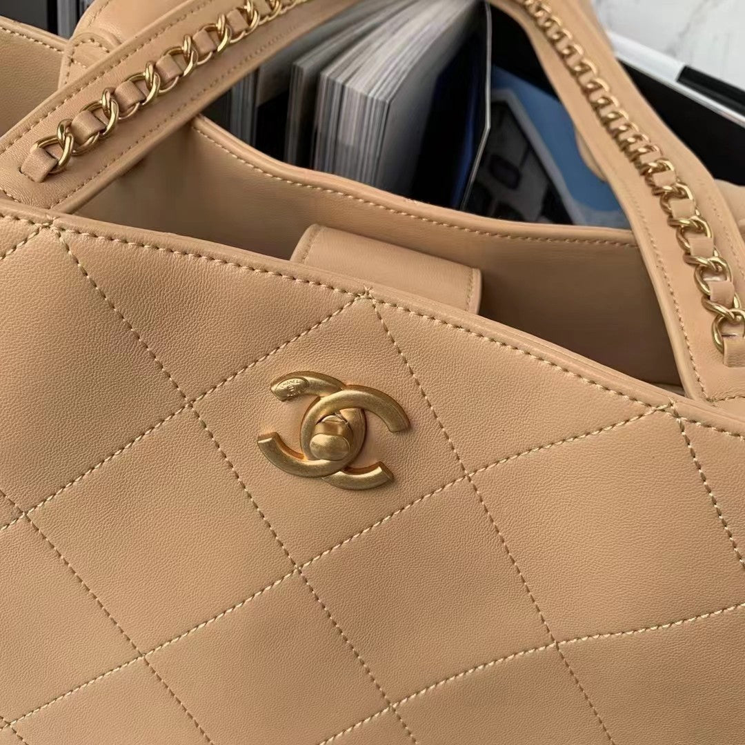 CHLShopping Bag Beige For Women Bags 14.4in/37cm