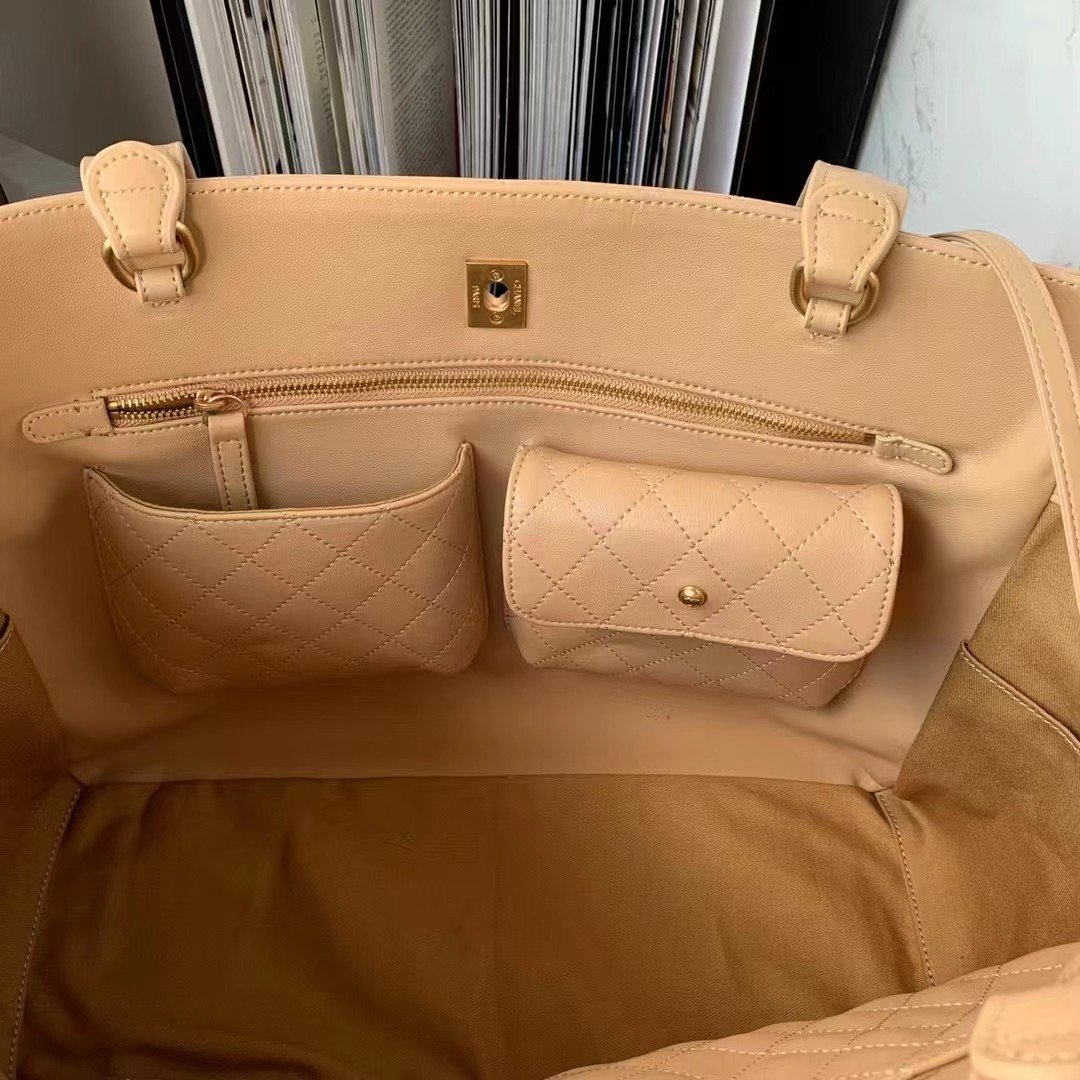 CHLShopping Bag Beige For Women Bags 14.4in/37cm