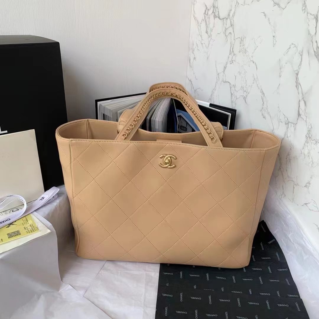CHLShopping Bag Beige For Women Bags 14.4in/37cm