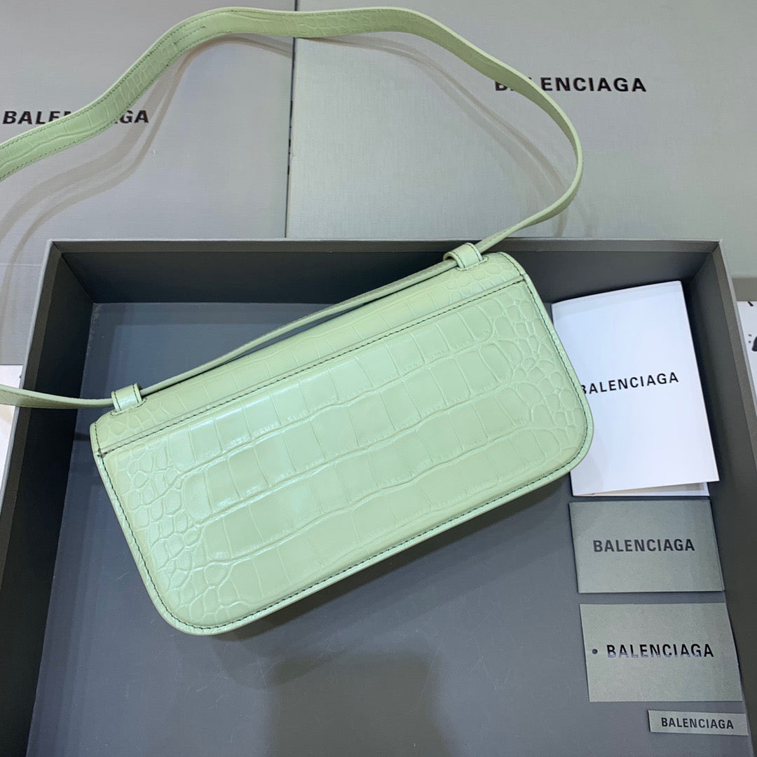 Top Quality Gossip Small Shoulder Bag Light Green, For Women,  Bags 9.1in/23cm
