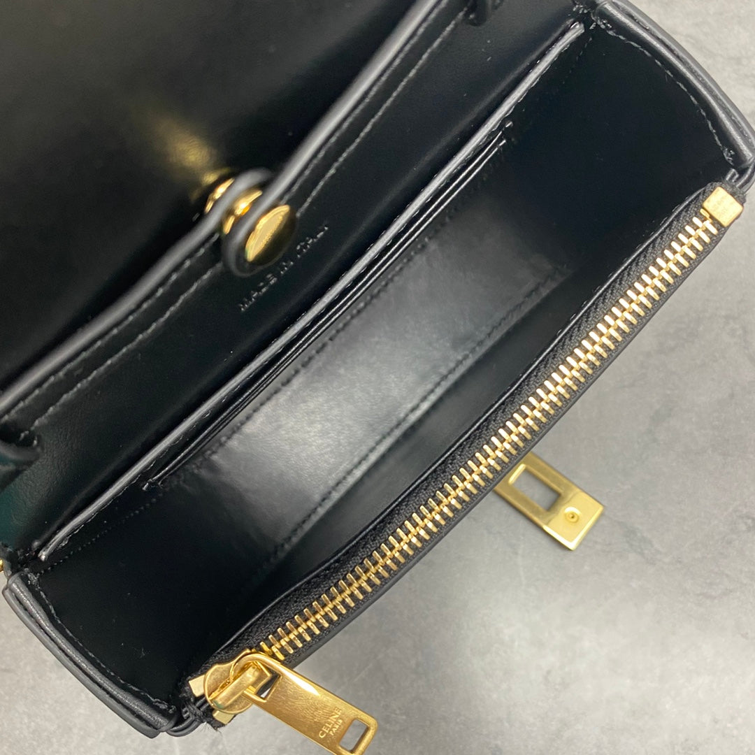 Top Quality Small 16 Wallet On Chain Black For Women 6in/14cm 10G453CQ7.38NO