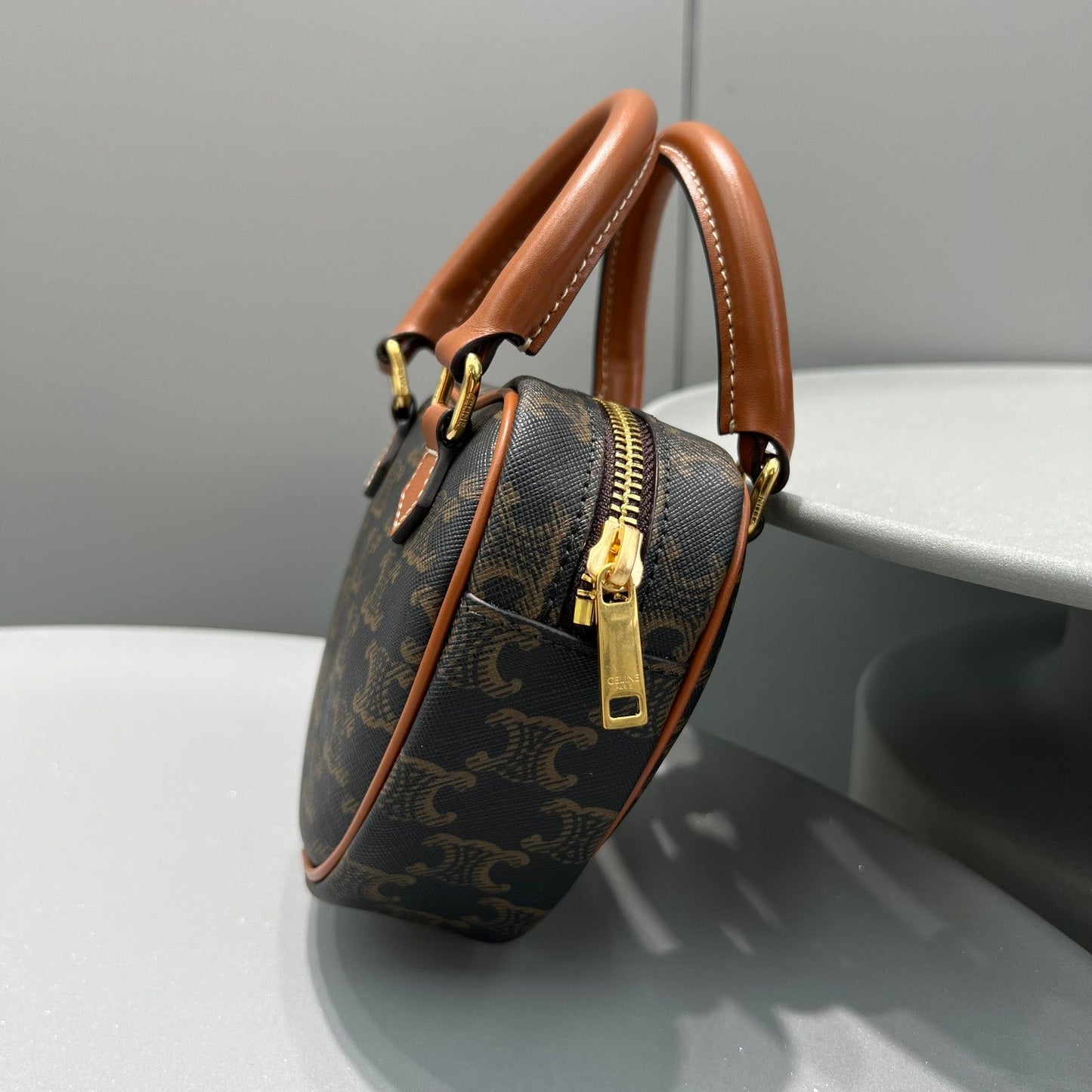 Top Quality Medium Top Quality Heart In Triomphe Canvas Brown For Women 6in/14.5cm 198222BZJ.04LU