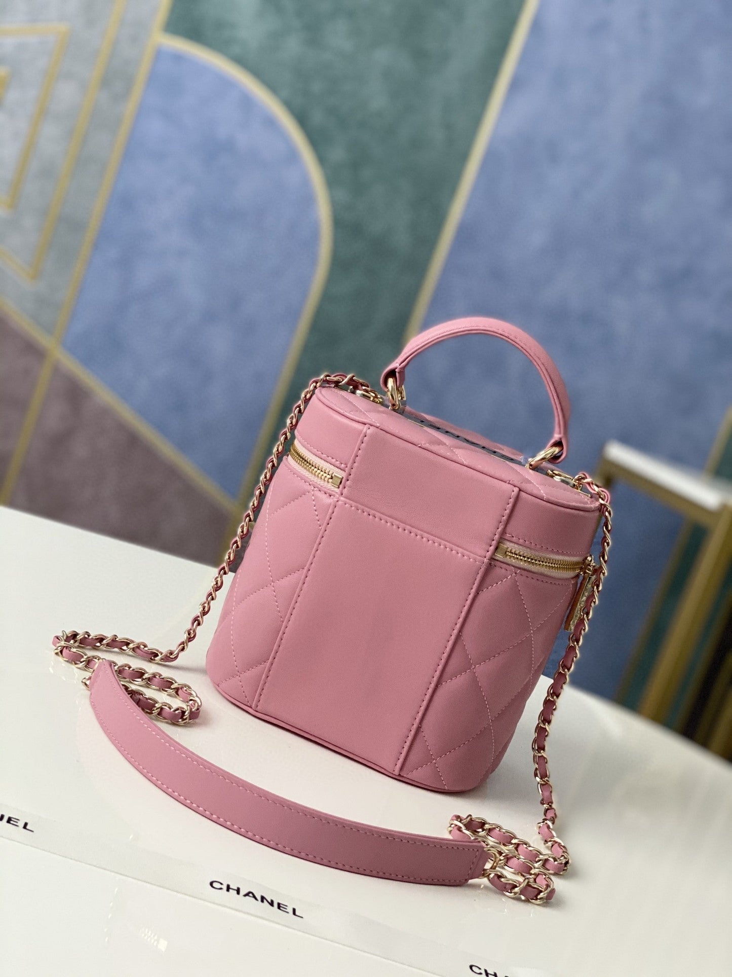 CHLVanity Case Gold Hardware PiNike For Women, Women’s Handbags, Shoulder Bags 9in/24cm