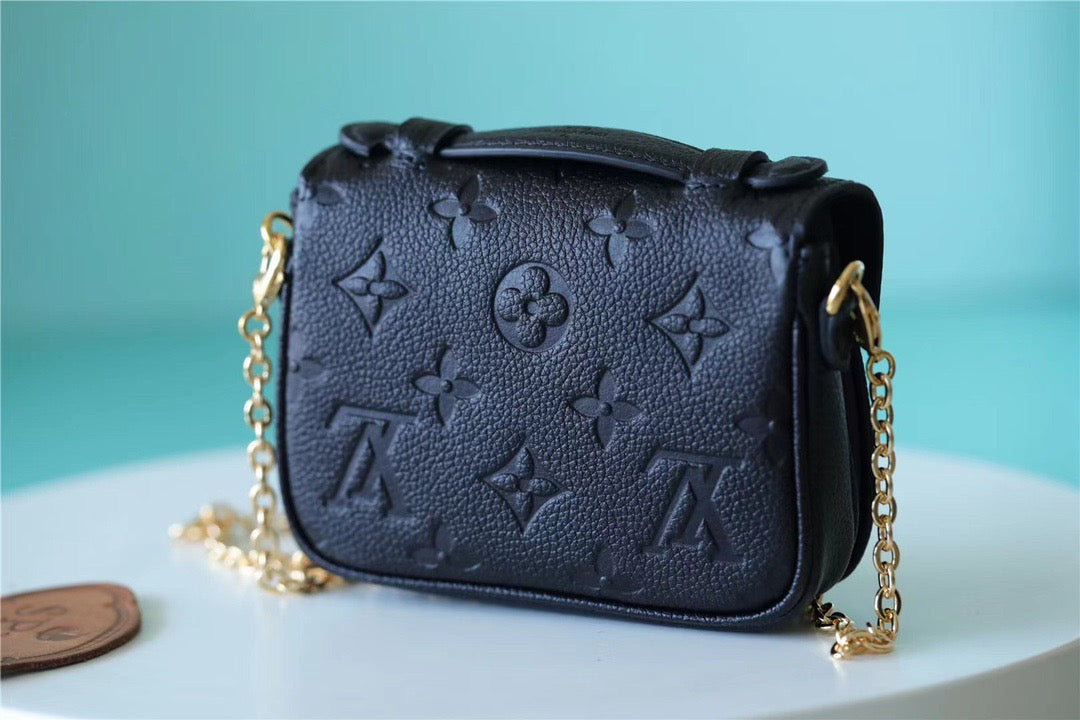 Top Quality Micro Metis Monogram Empreinte Black For Women, Womens Handbags, Shoulder And Crossbody Bags 5.5in/14cm Top Quality 