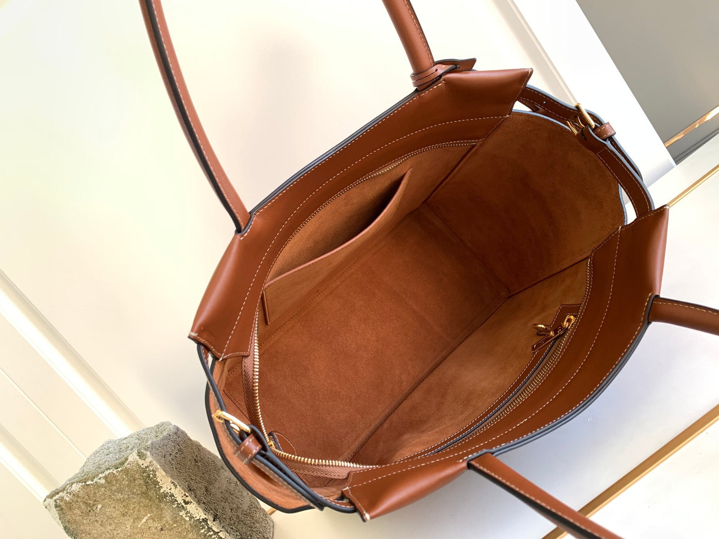 Top Quality Medium Cabas Bourgeois Tan For Women 18in/45cm 199773EHS.04LU