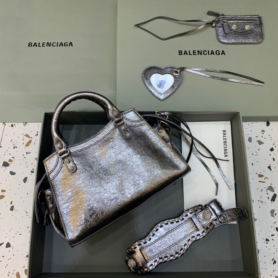 Top Quality Neo Cagole XS Handbag In Grey, For Women,  Bags 10.2in/26cm