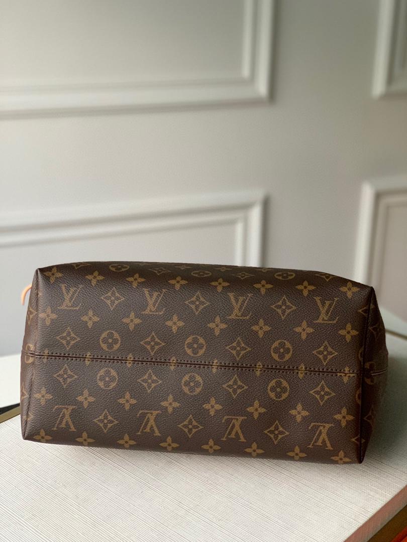 Top Quality Lena MM Bag 34cm Monogram Canvas Fall/Winter Collection M42267, Brown
