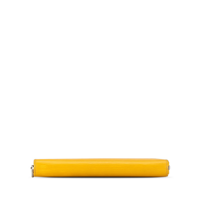 Louis Vuitton Epi Zippie Wallet Round Fashner Long Wallet M81229 Sunflower Yellow Leather  Louis Vuitton   Wallet