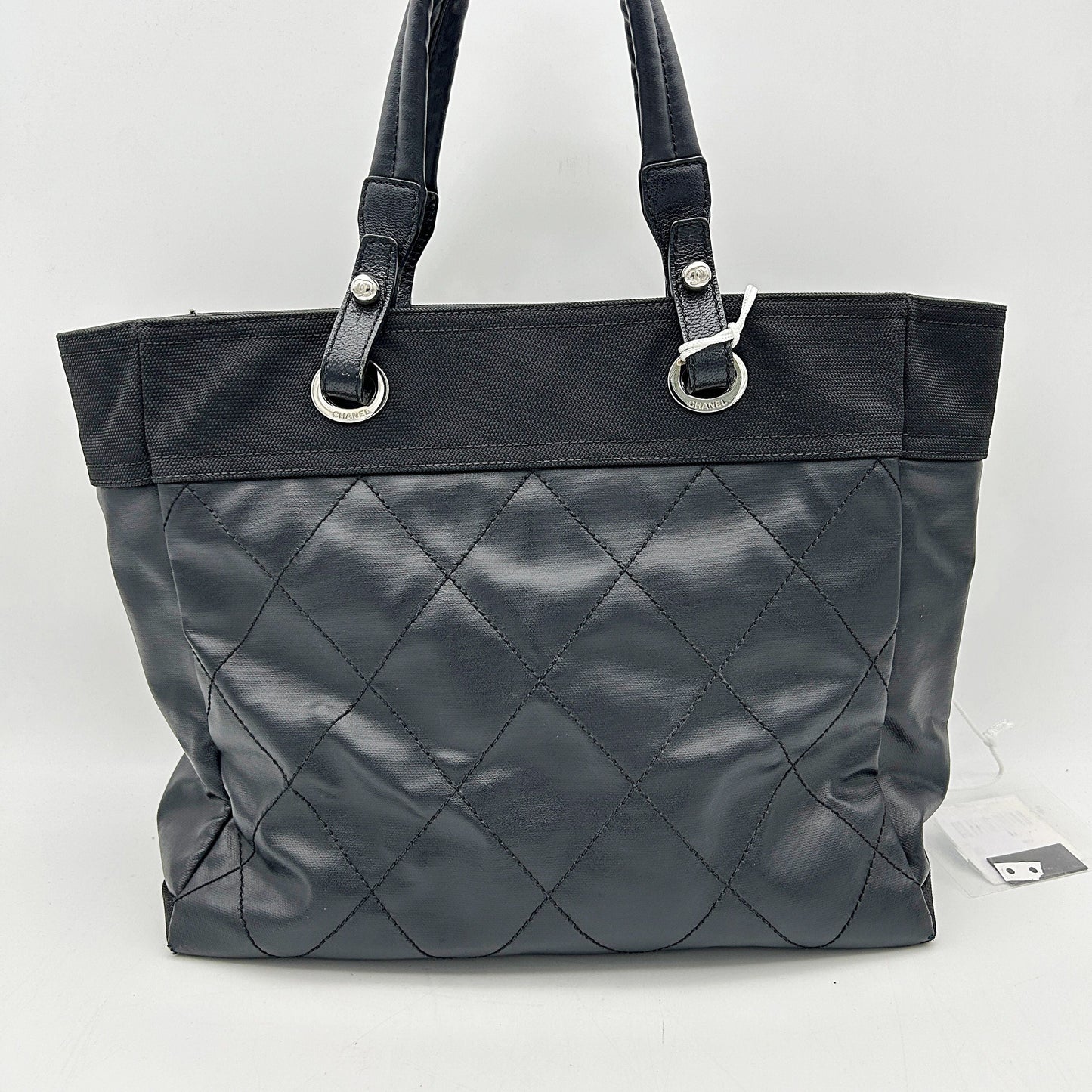 Paris-biarritz leather tote Chanel Black in Leather LA4482