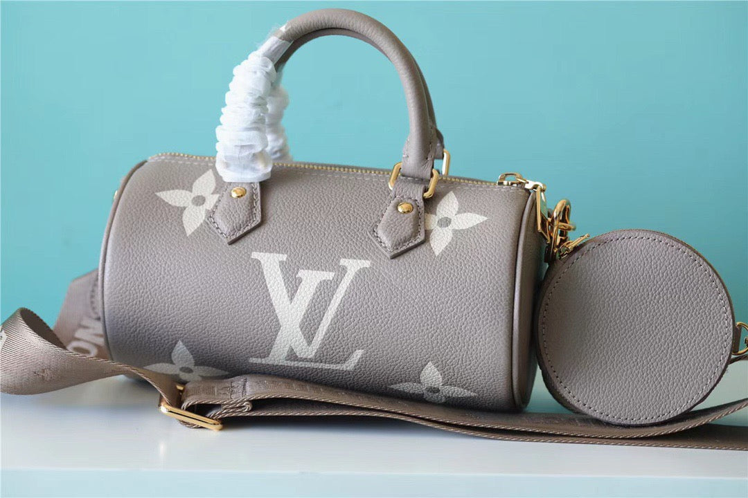 Top Quality Papillon BB Monogram Empreinte Tourterelle / Creme Beige For Women, Womens Handbags, Shoulder Bags And Crossbody Bags 7.9in/20cm Top Quality M46031