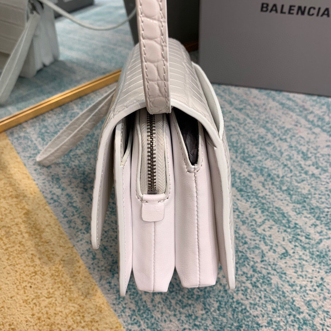Top Quality Bolso Bandolera B In White, For Women,  Bags 7in/18cm