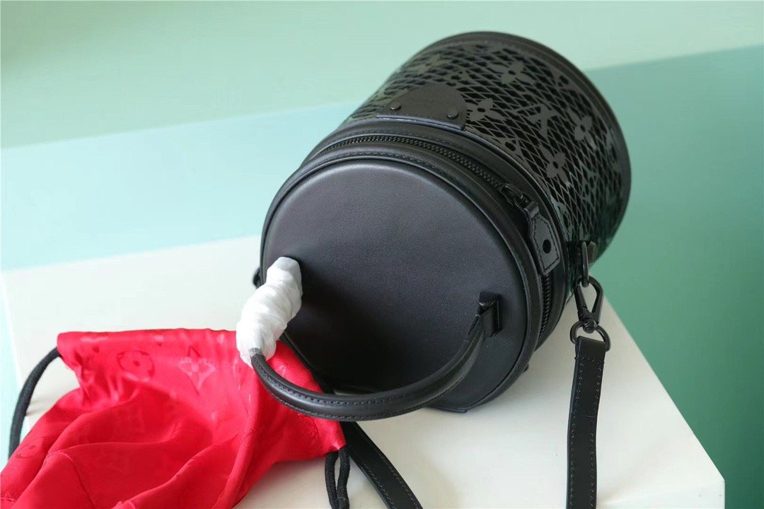 Top Quality Cannes Monogram Lace Black For Women, Womens Bags, Shoulder And Crossbody Bags 6.7in/17cm Top Quality M20363