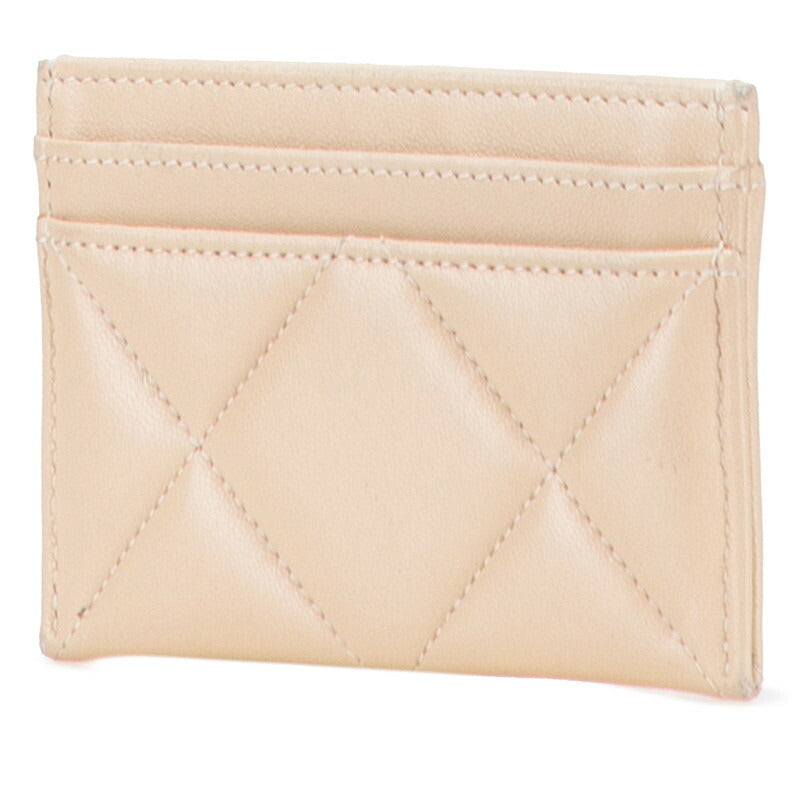 Chanel Matelassé Lambskin Card Case