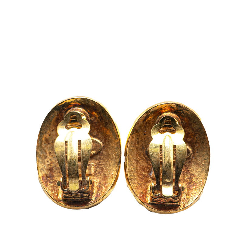 Chanel Coco Mark Oval   Earrings