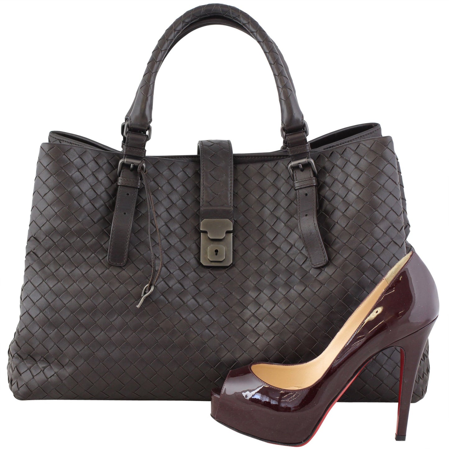 Bottega Veneta Intrecciato Roma Medium