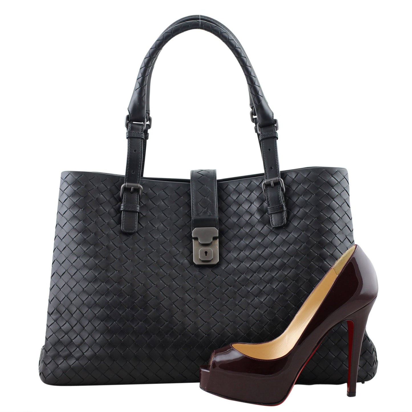 Bottega Veneta Intrecciato Roma Bag Large