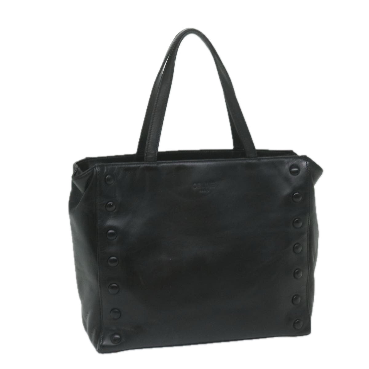 Luxury CELINE Tote Bag Leather Black  11451