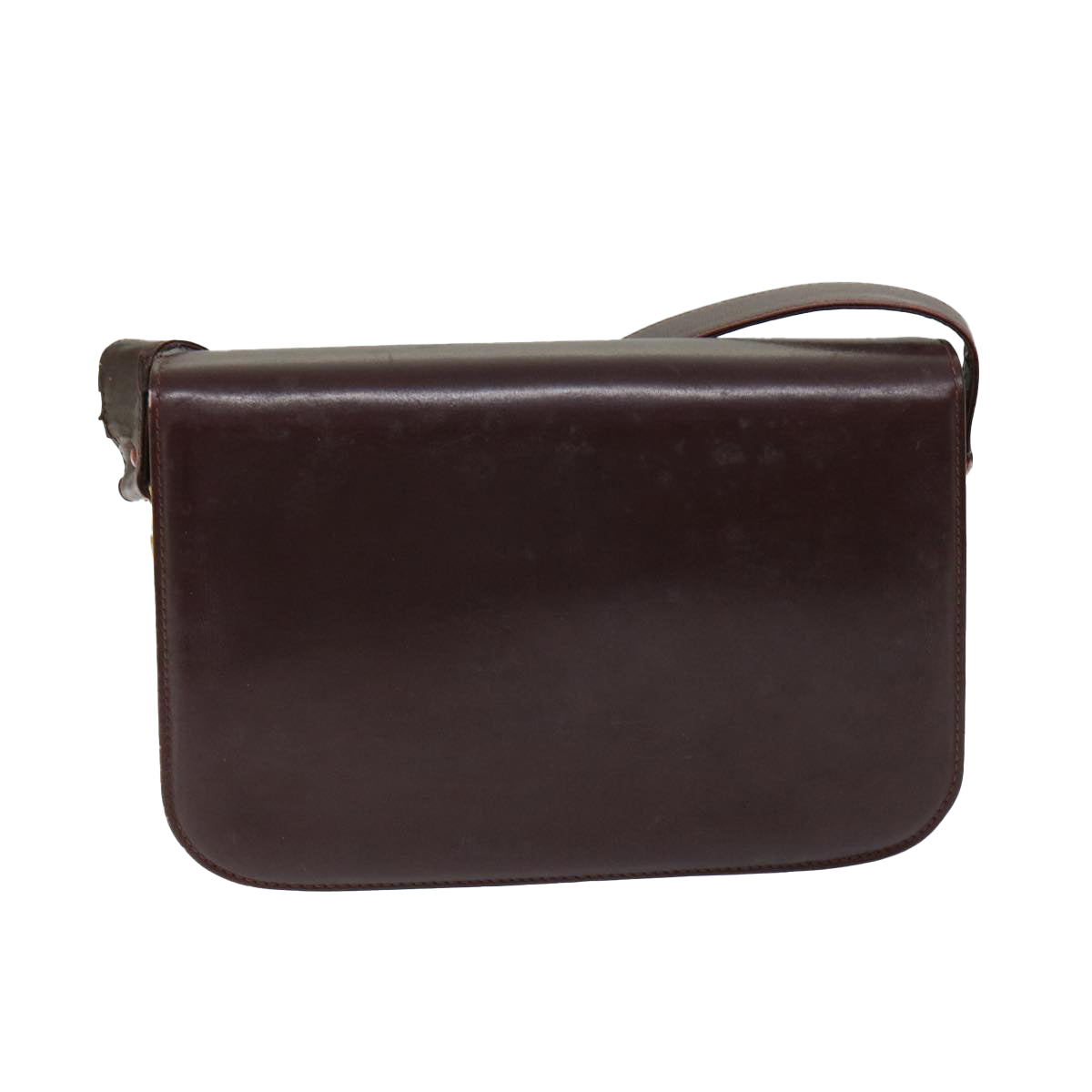 Luxury CELINE Shoulder Bag Leather Red  12455