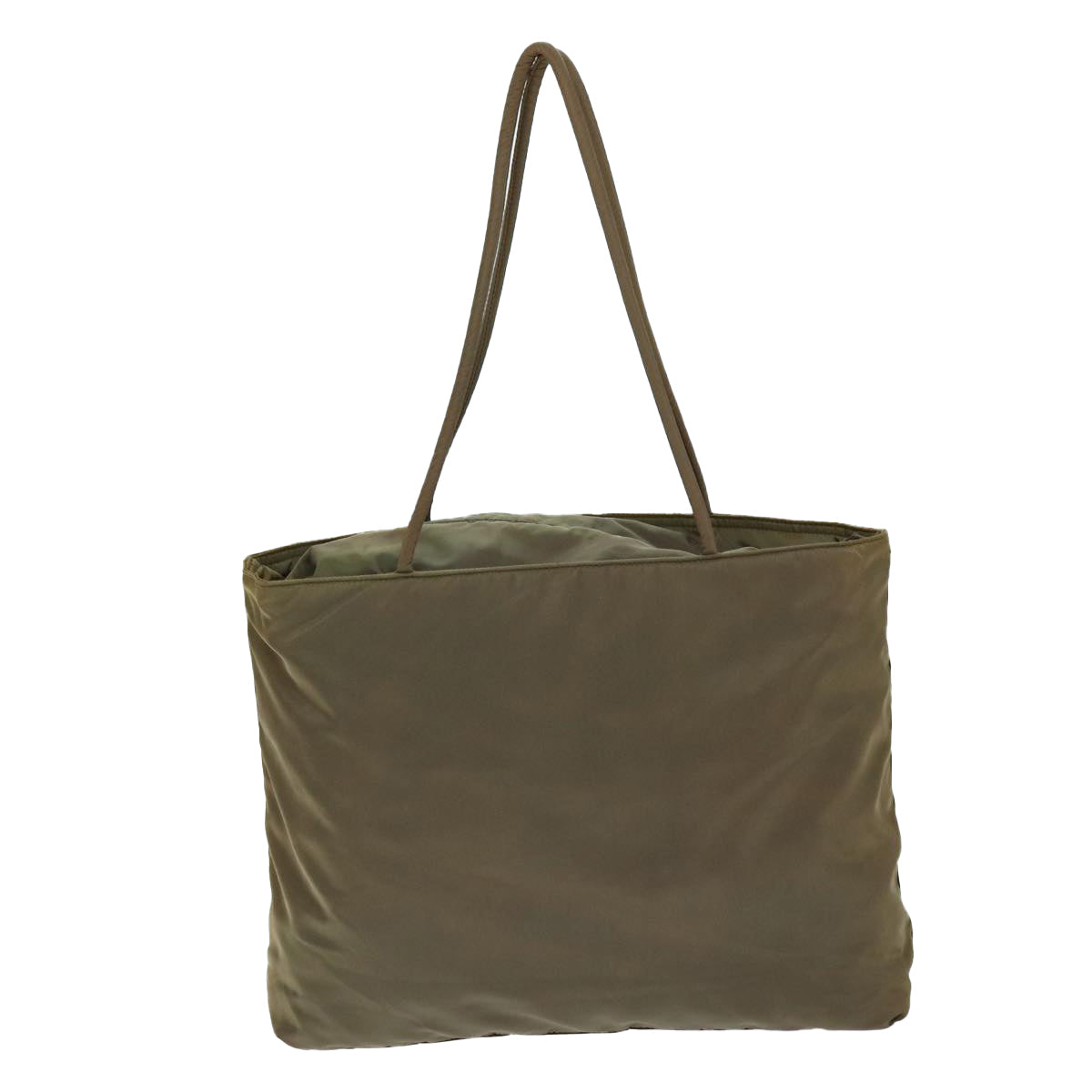 PRADA Tote Bag Nylon Brown Auth bs14542